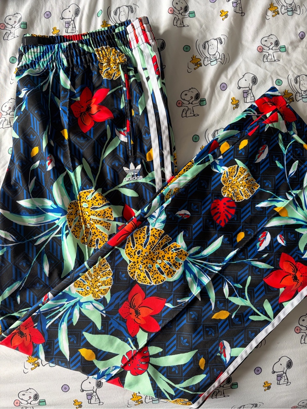 Adidas Floral Print Track Pants